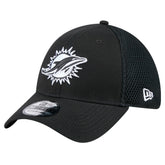 New Era Miami Dolphins Black Main Neo 39THIRTY Flex Hat for sale