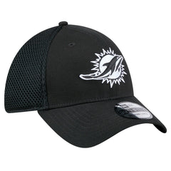 New Era Miami Dolphins Black Main Neo 39THIRTY Flex Hat for sale