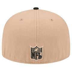 Atlanta Falcons New Era Throwback Logo Main 59FIFTY Fitted Hat - Tan for sale