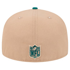 Philadelphia Eagles New Era Logo Main 59FIFTY Fitted Hat - Tan on sale