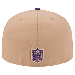 Minnesota Vikings New Era Logo Main 59FIFTY Fitted Hat - Tan online