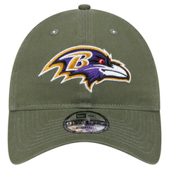 Baltimore Ravens New Era Main 9TWENTY Adjustable Hat - Olive discount