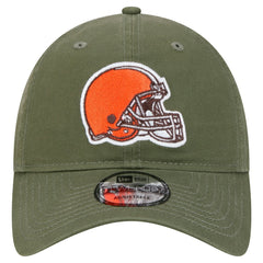 Cleveland Browns New Era Main 9TWENTY Adjustable Hat - Olive sale