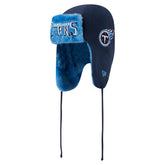 Tennessee Titans New Era Helmet Head Trapper Knit Hat - Navy cheap