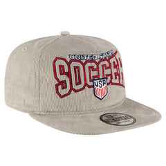 USMNT New Era Corduroy Golfer Adjustable Hat - Gray outlet