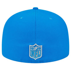 Detroit Lions New Era Main Side Patch 59FIFTY Fitted Hat - Blue sale