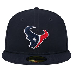 Houston Texans New Era Main Side Patch 59FIFTY Fitted Hat - Navy sale
