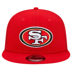 San Francisco 49ers New Era Main Trucker 9FIFTY Snapback Hat - Scarlet on sale