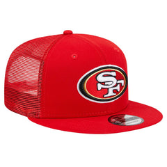 San Francisco 49ers New Era Main Trucker 9FIFTY Snapback Hat - Scarlet on sale