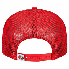 San Francisco 49ers New Era Main Trucker 9FIFTY Snapback Hat - Scarlet on sale