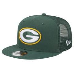 Green Bay Packers New Era Main Trucker 9FIFTY Snapback Hat - Green cheap