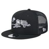 New Era Cincinnati Bengals Black Main Trucker 9FIFTY Snapback Hat sale