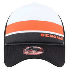 Cincinnati Bengals New Era Preschool Sport Night Color Block 9FORTY A-Frame Trucker Adjustable Hat - Black discount