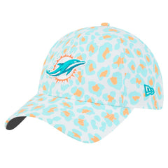 Miami Dolphins New Era Preschool Active Leopard 9TWENTY Adjustable Hat - White online
