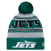 New York Jets New Era Youth Main Cuffed Knit Hat with Pom - Green outlet