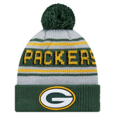 Green Bay Packers New Era Youth Main Cuffed Knit Hat with Pom - Green on sale