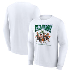 Fall Out Boy x Milwaukee Bucks So Much For (2our) Dust Fleece Pullover Sweatshirt - White for sale