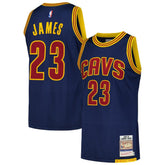 LeBron James Cleveland Cavaliers 2015/16 Hardwood Classics Authentic Jersey sale - Navy on sale