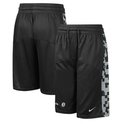 Brooklyn Nets Youth Courtside Starting Five Team Shorts - Black cheap