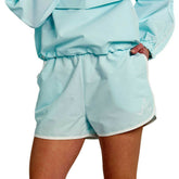 Atlanta Braves Lusso Women's Nina Shorts Light Blue
