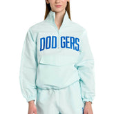 Los Angeles Dodgers Lusso Women's Parker Half-Zip Jacket Light Blue