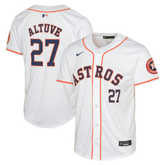 Jose Altuve Houston Astros Youth Home Limited Player Jersey White
