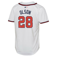 Matt Olson Atlanta Braves Youth Home Limited Player Jersey White