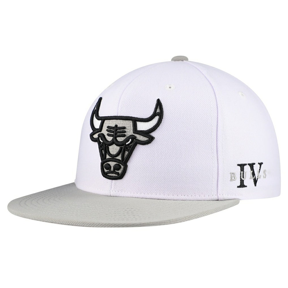 Chicago Bulls Core Snapback Hat - White for sale