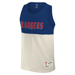 Texas Rangers Darius Rucker Collection Colorblock Tank Top Royal