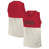 Cincinnati Reds Darius Rucker Collection Colorblock Tank Top Red