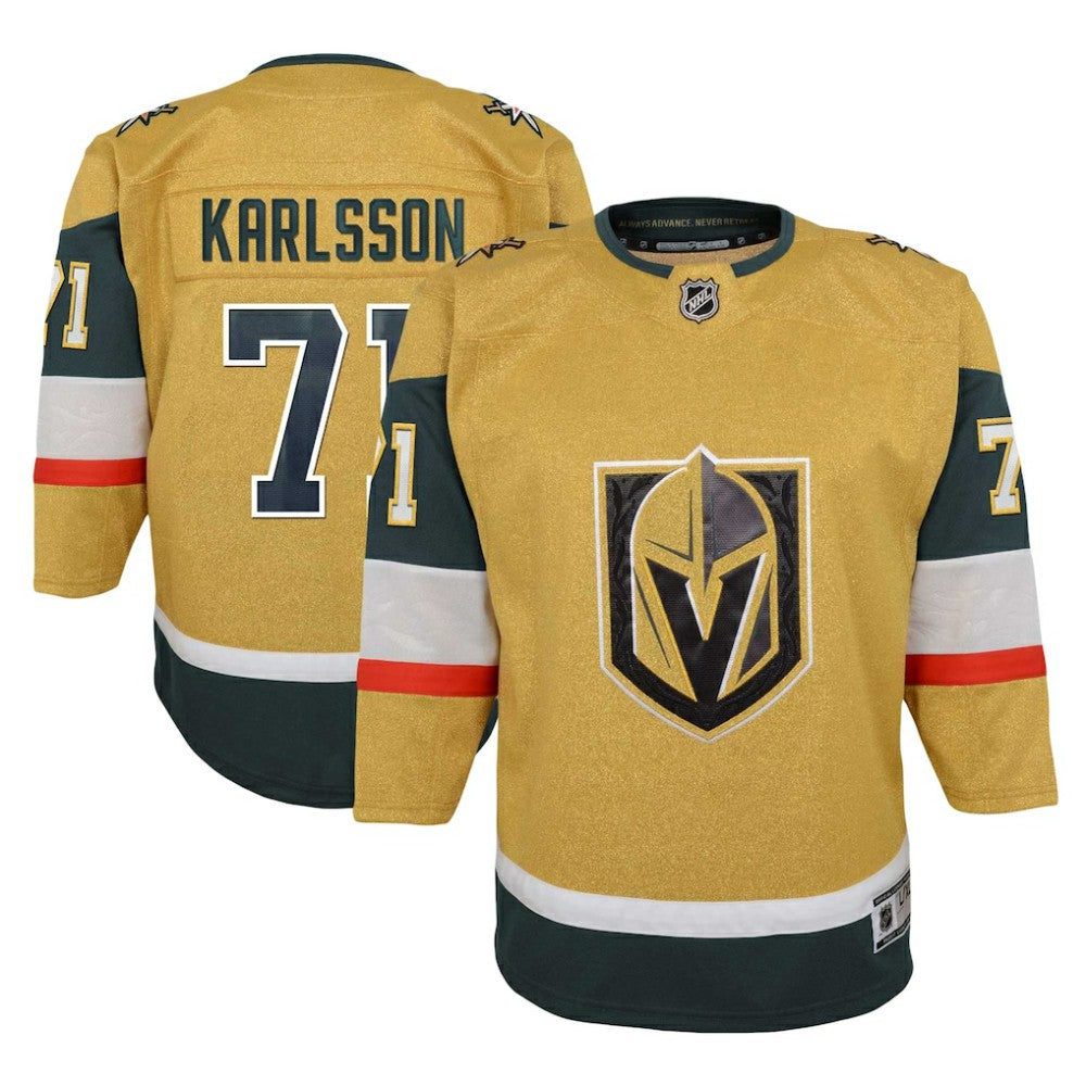 William Karlsson Vegas Golden Knights Youth Home Premier Player Jersey - Gold Jerseys
