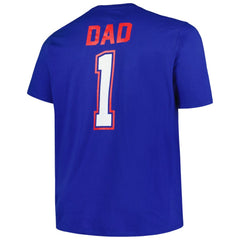 Philadelphia Phillies Profile Big & Tall #1 Dad T-Shirt Royal