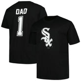 Chicago White Sox Profile Big & Tall #1 Dad T-Shirt Black