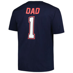 Cleveland Guardians Profile Big & Tall #1 Dad T-Shirt Navy