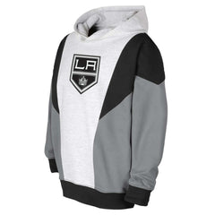 Los Angeles Kings Youth Champion League Fleece Pullover Hoodie - Ash/Black Hoodies