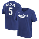 Freddie Freeman Los Angeles Dodgers Youth Name & Number T-Shirt Royal