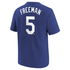 Freddie Freeman Los Angeles Dodgers Youth Name & Number T-Shirt Royal