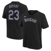 Kris Bryant Colorado Rockies Youth Name & Number T-Shirt Black