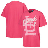 St. Louis Cardinals Women's Dopamine Tradition T-Shirt Pink
