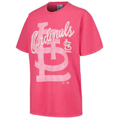 St. Louis Cardinals Women's Dopamine Tradition T-Shirt Pink