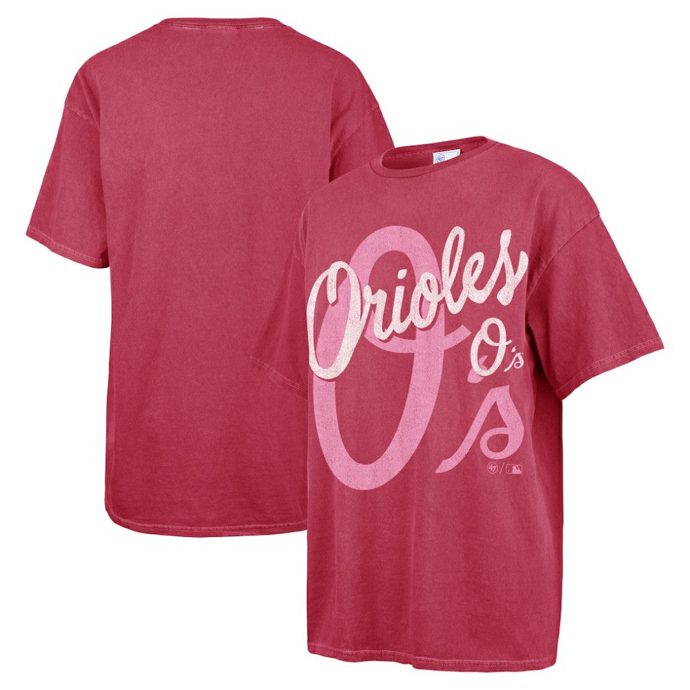 Baltimore Orioles Women's Dopamine Tradition T-Shirt Pink