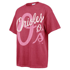 Baltimore Orioles Women's Dopamine Tradition T-Shirt Pink