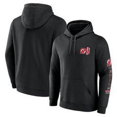 New Jersey Devils Fanatics Revolution Pullover Hoodie - Black Jerseys