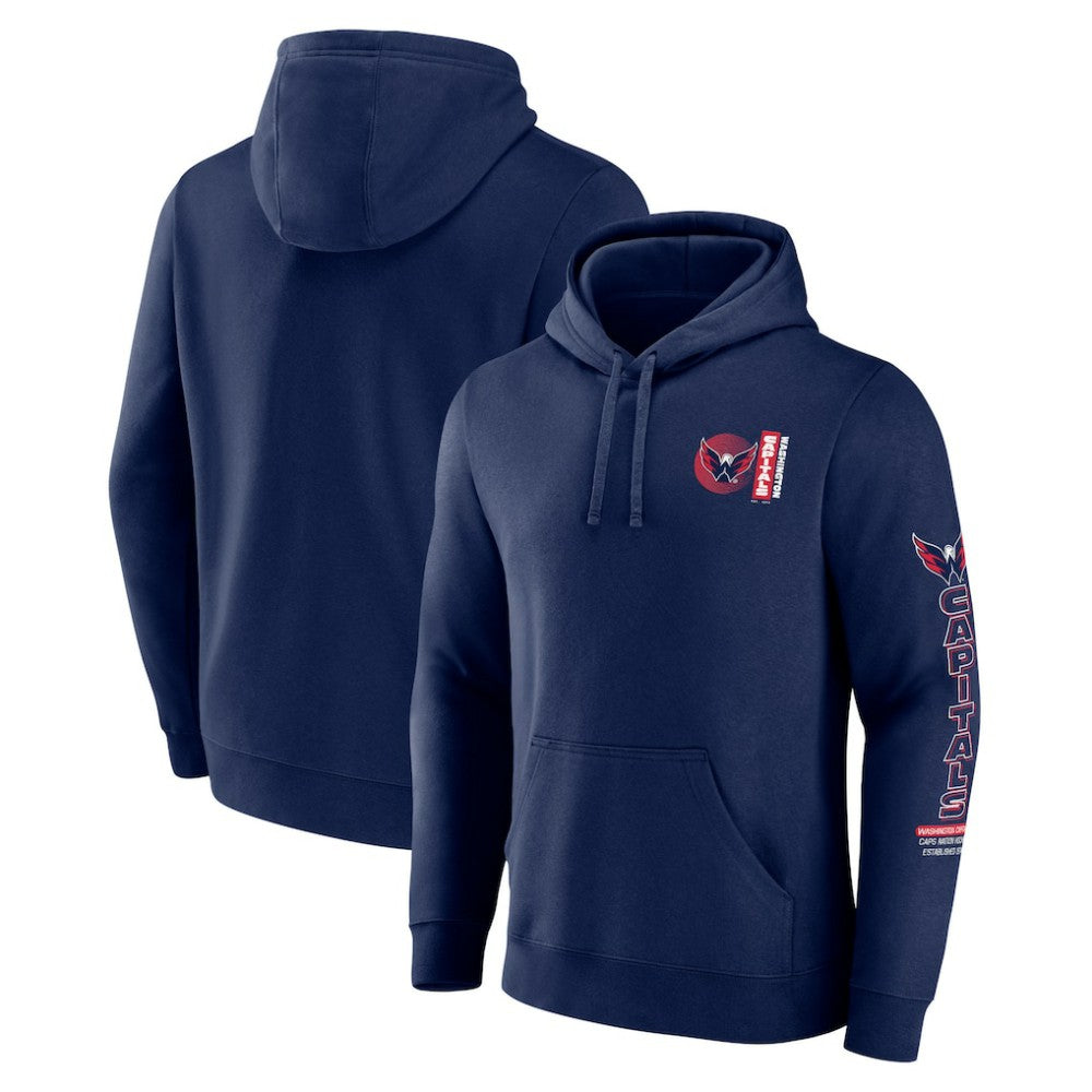 Washington Capitals Fanatics Revolution Pullover Hoodie - Navy Hoodies