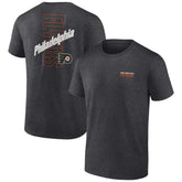Philadelphia Flyers Fanatics Backbone T-Shirt - Heather Charcoal T-shirts