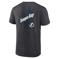 Tampa Bay Lightning Fanatics Backbone T-Shirt - Heather Charcoal T-shirts