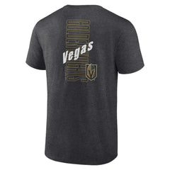 Vegas Golden Knights Fanatics Backbone T-Shirt - Heather Charcoal T-shirts