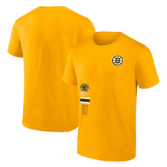 Boston Bruins Fanatics Represent T-Shirt - Gold T-shirts