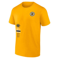 Boston Bruins Fanatics Represent T-Shirt - Gold T-shirts