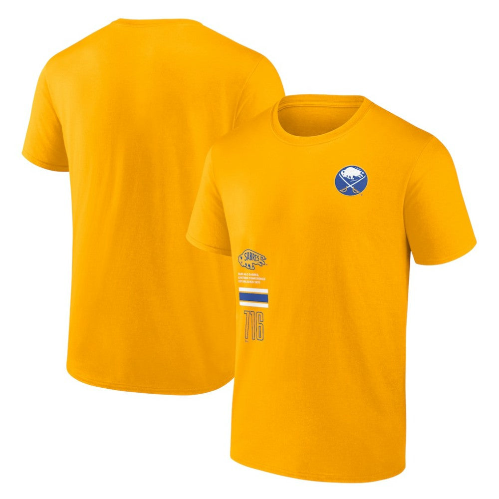 Buffalo Sabres Fanatics Represent T-Shirt - Gold T-shirts